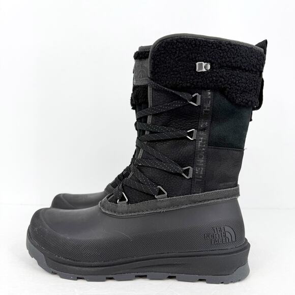 The North Face Womens Shellista V Mid Winter Boot US 5 Black WP Insulated NIB - Picture 8 of 11